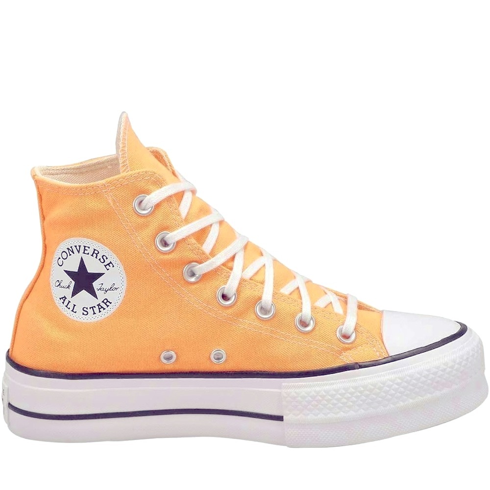 Converse Hi Lift Seasonal Color Women's Platform Sneakers A03052F NWT Peach Beam